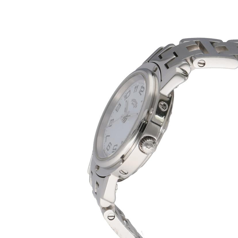 HERMES エルメス/クリッパー・ホワイト/レディース/クオーツ/CL4.210//110****/ABランク/77