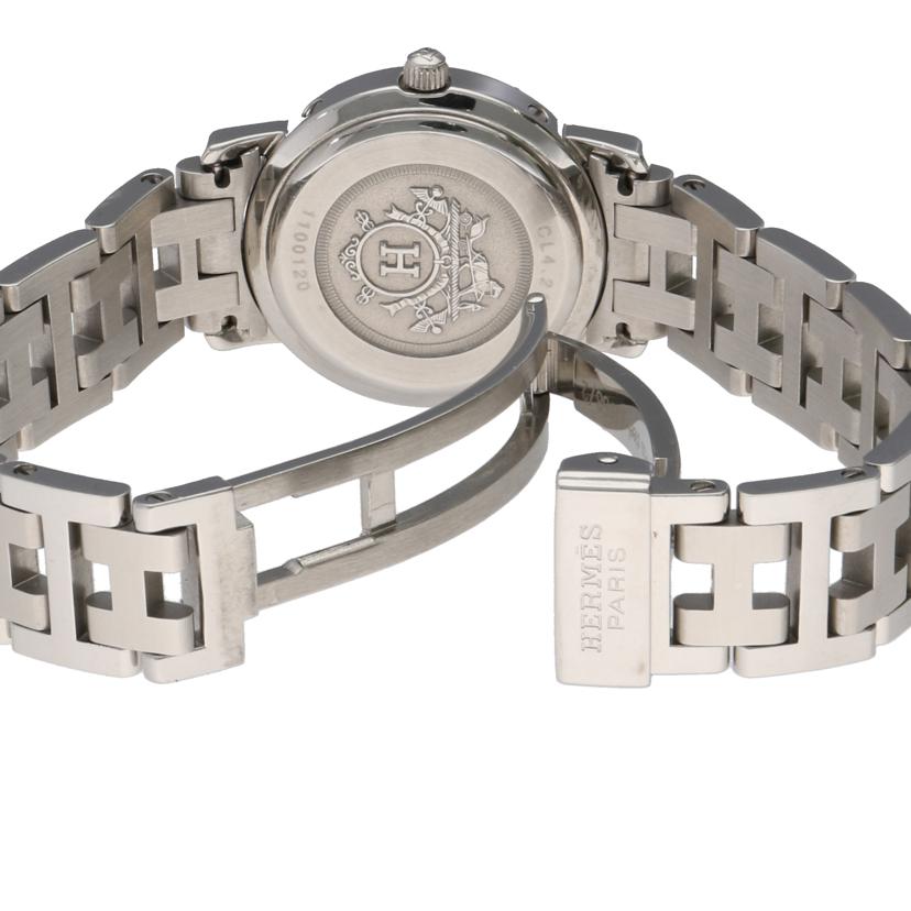 HERMES エルメス/クリッパー・ホワイト/レディース/クオーツ/CL4.210//110****/ABランク/77