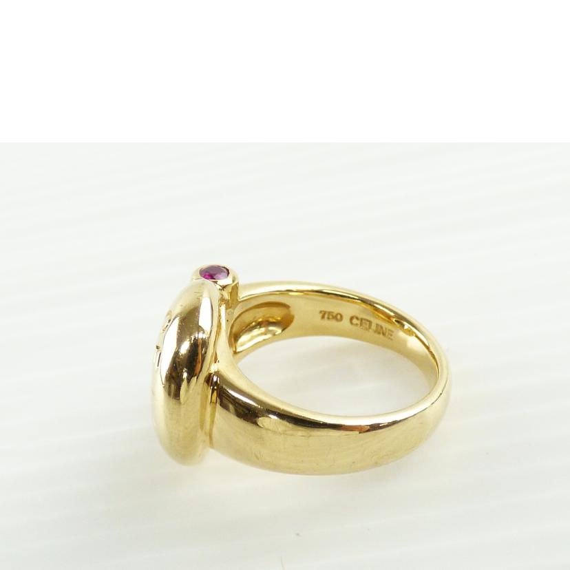 CELINE セリーヌ/K18リング R#12 //ABランク/64