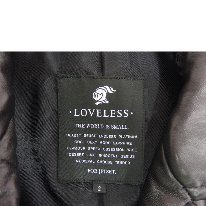 LOVELESS ラブレス/ラムレザーダブルライダース/61F01-606-09//Aランク/82