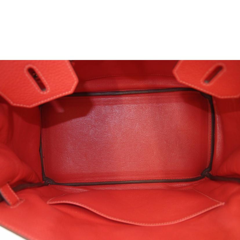 HERMES エルメス 2015年頃製造 シルバー金具 ハンド トート /バーキン30/トゴ/ルージュ//T刻印(2015)/Aランク/69