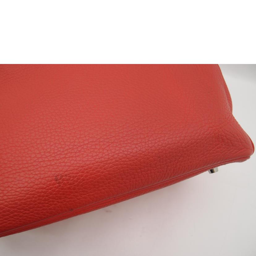 HERMES エルメス 2015年頃製造 シルバー金具 ハンド トート /バーキン30/トゴ/ルージュ//T刻印(2015)/Aランク/69
