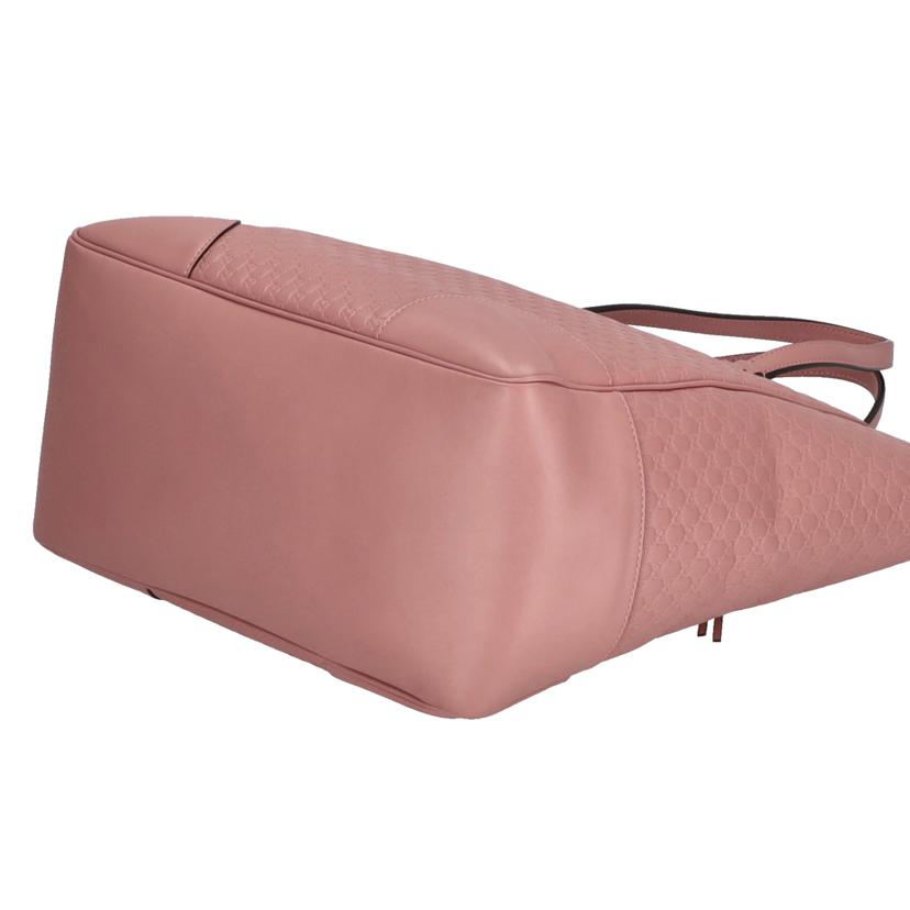 GUCCI グッチ/マイクログッチシマレザートート/ブリーライン ピンク/449242//525***/Aランク/75