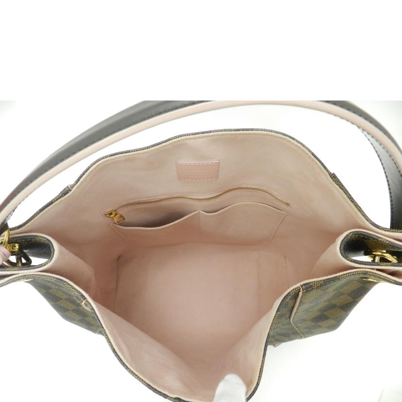 LOUIS VUITTON ルイヴィトン 肩掛け 市松模様 ブラウン レディース/カイサ・ホーボー/ダミエ/ローズバレリーヌ/N41556//SR2166/Aランク/69