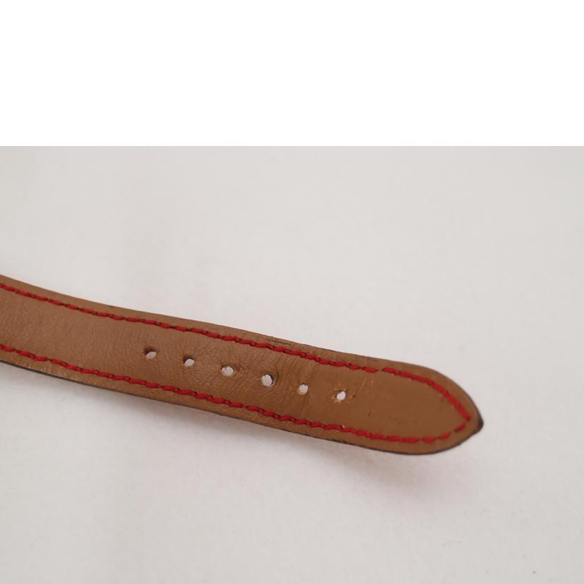 HERMES エルメス 腕時計 GP レッド文字盤/ケリーウォッチ/レディース/クオーツ/社外ベルト/KE1.201//854***/Aランク/69