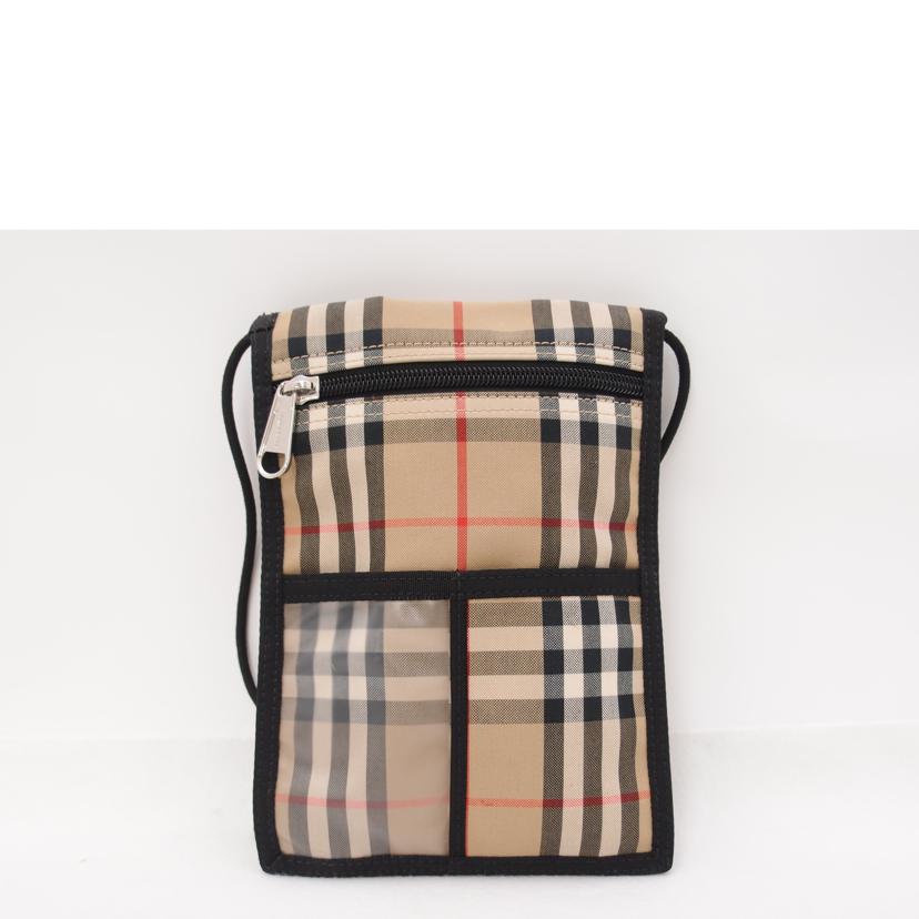 BURBERRY バーバリー ショルダーバッグ メンズ レディース /ノバチェックフォンケース/ブラック//SAランク/69