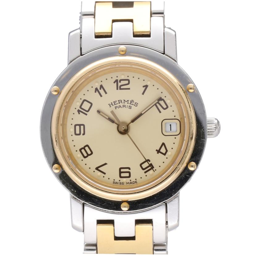 HERMES エルメス/クリッパー・アイボリー/レディース/クオーツ/CL4.220//1331732/ABランク/75