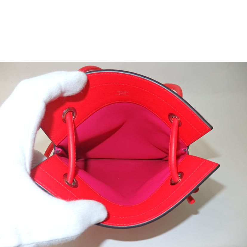 HERMES エルメス/アリーヌ・ミニ/スイフト/バイカラー/ピンク×レッド//Y刻印 AM 006 UH/SAランク/84