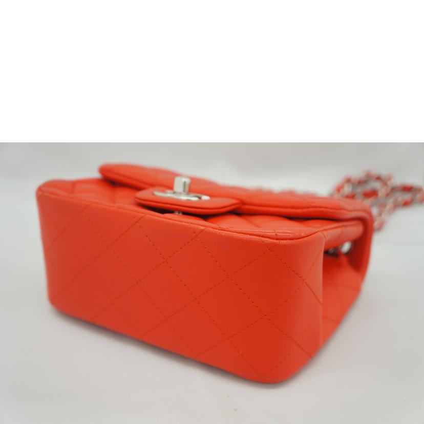 CHANEL シャネル/ミニマトラッセ/チェーンショルダー/赤/SV金具//27143596/ABランク/09