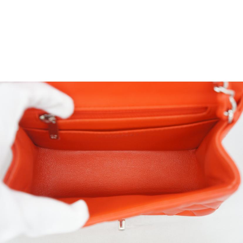 CHANEL シャネル/ミニマトラッセ/チェーンショルダー/赤/SV金具//27143596/ABランク/09
