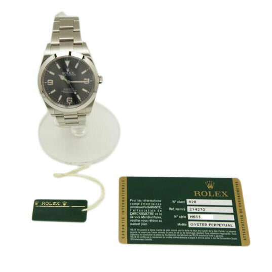 ROLEX ロレックス/エクスプローラー1/ランダム/メンズ/SS/214270//H611CO094/ABランク/75
