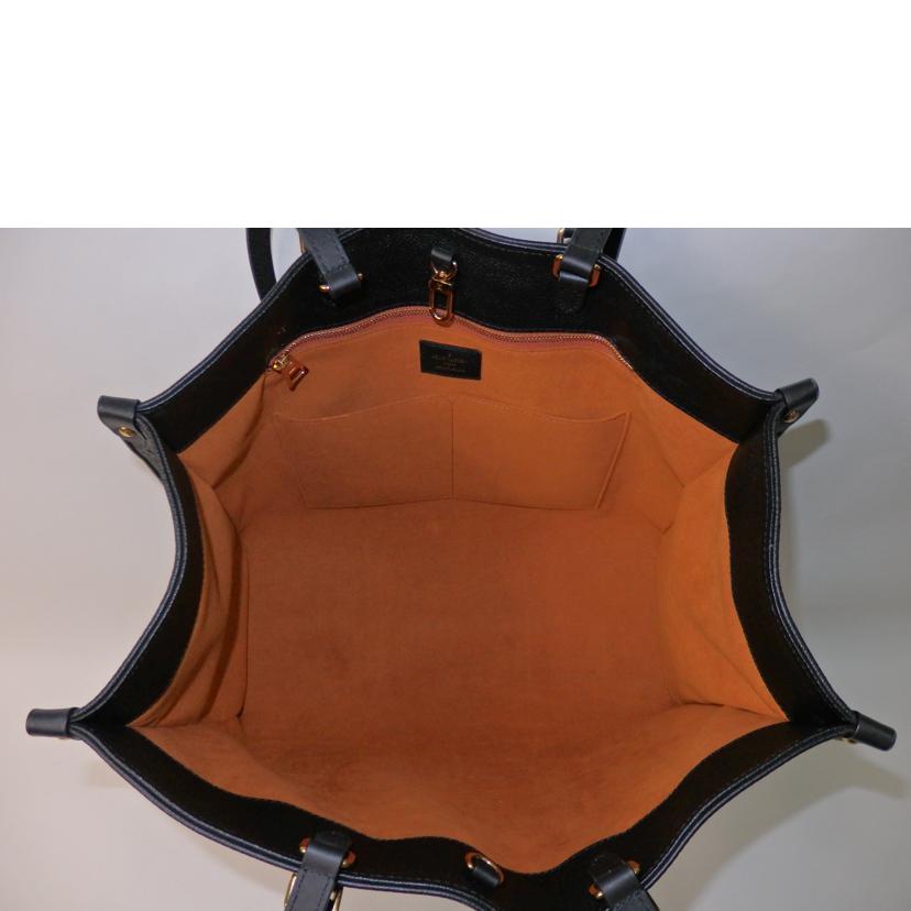 LV ルイヴィトン/オンザゴーGM/アンプラント/ノワール/M44925//DU2200/ABランク/84