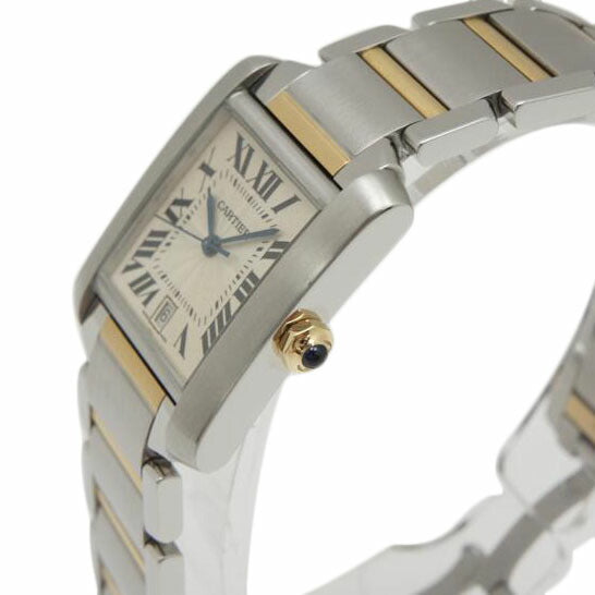 CARTIER カルティエ/タンクフランセーズLM/自動巻き/メンズ/SS×YG/W51005Q4//658795CD/ABランク/75