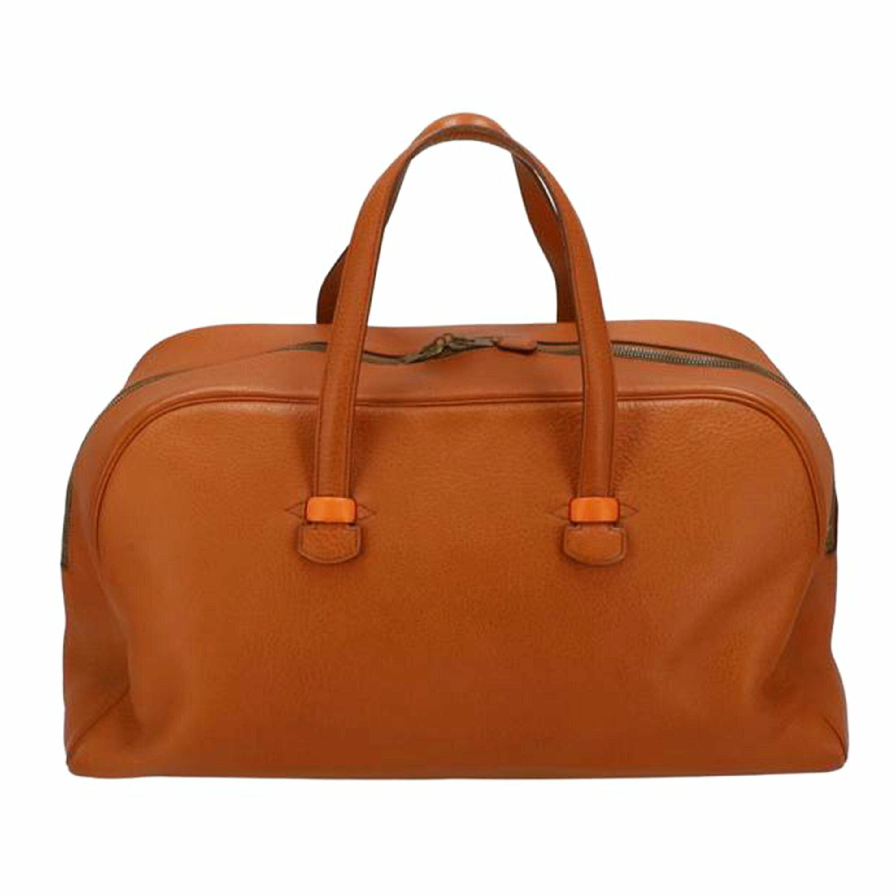 HERMES エルメス/ギャロップ/ブッフル/茶/カデナ×クロシェット付属//○W刻印 15Z/ABランク/75