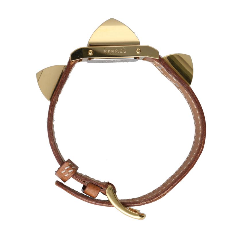 HERMES エルメス/メドール・ゴールド/レディース/クオーツ/ME1.201//698***/ABランク/06