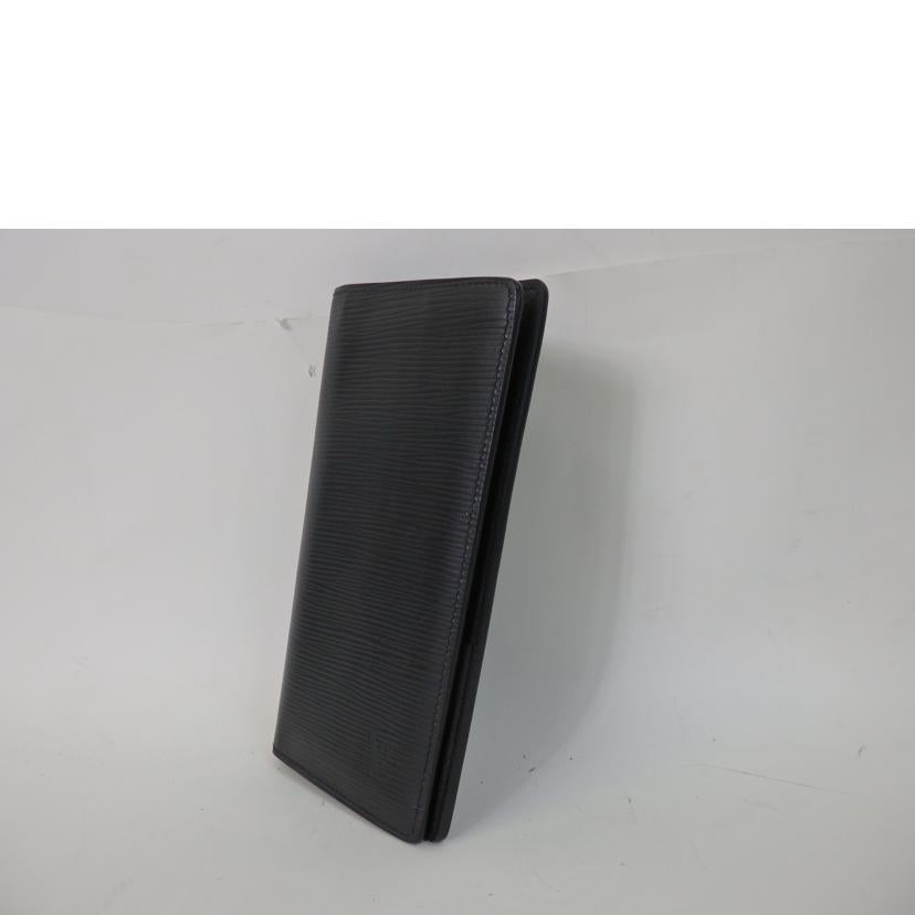 LV ルイヴィトン/ポルトフォイユ・ブラザ/エピ/ノワール/M66542//MB0***/ABランク/84