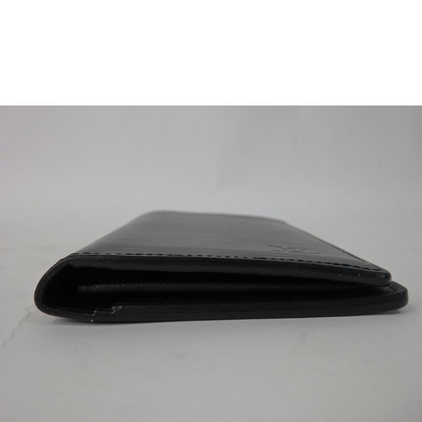 LV ルイヴィトン/ポルトフォイユ・ブラザ/エピ/ノワール/M66542//MB0***/ABランク/84