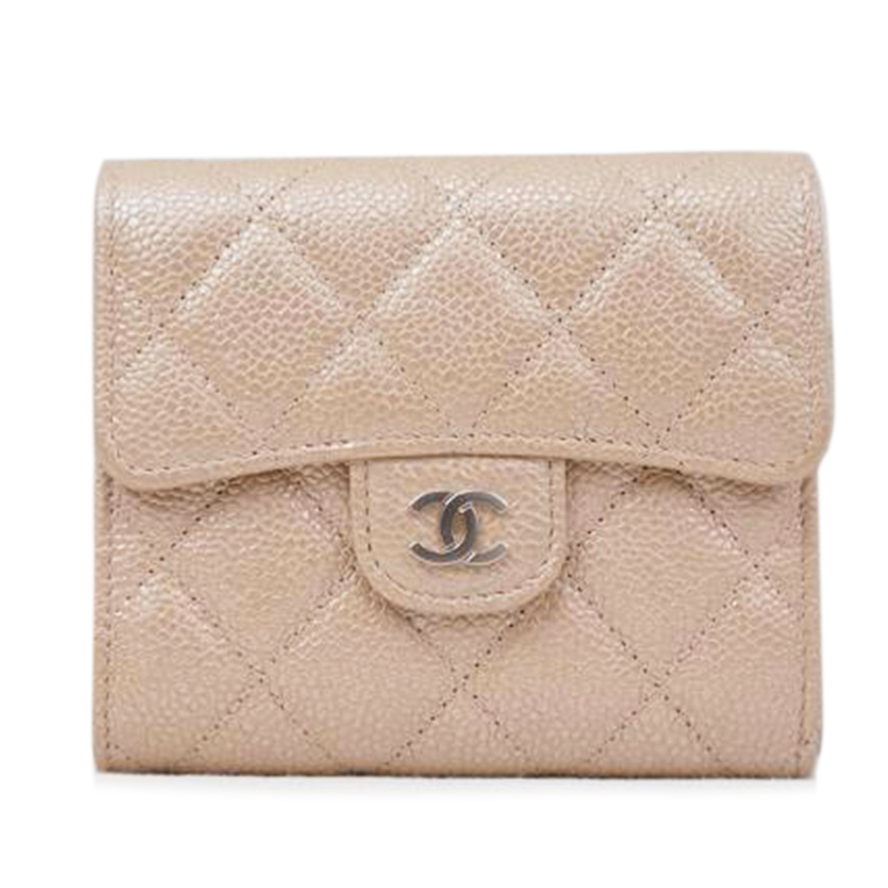 CHANEL シャネル/キャビアスキン/三つ折り財布//21801759/ABランク/67