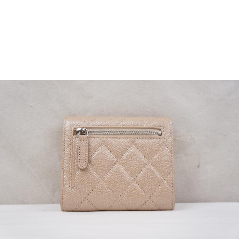 CHANEL シャネル/キャビアスキン/三つ折り財布//21801759/ABランク/67