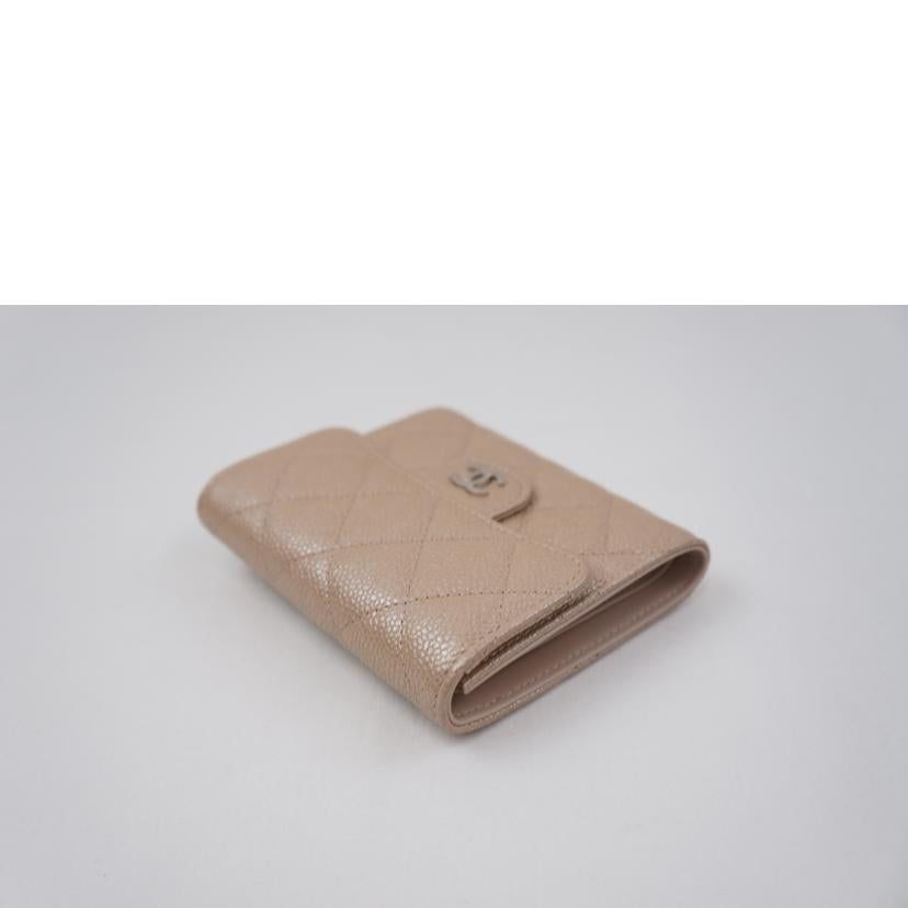CHANEL シャネル/キャビアスキン/三つ折り財布//21801759/ABランク/67