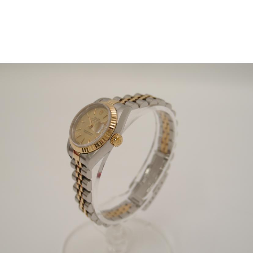 ROLEX ロレックス 腕時計 1996年頃製造 外装新品仕上済 K18YG ステンレス コンビ/デイトジャスト・レディース/YG×SS/T番/69173//T944096(1996)/SAランク/69