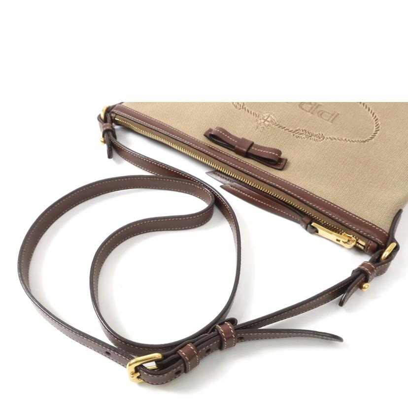 PRADA プラダ/ロゴジャガードショルダー 肩掛けバッグ/1BH050//Aランク/65