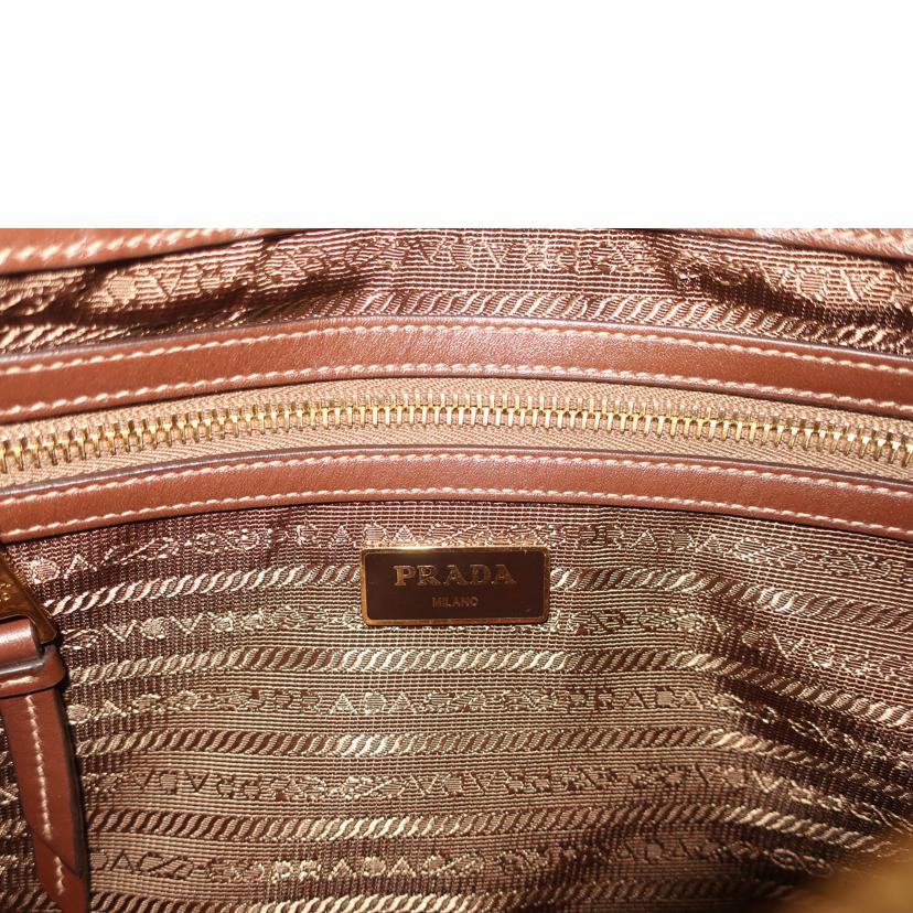 PRADA プラダ/ロゴジャガードショルダー 肩掛けバッグ/1BH050//Aランク/65