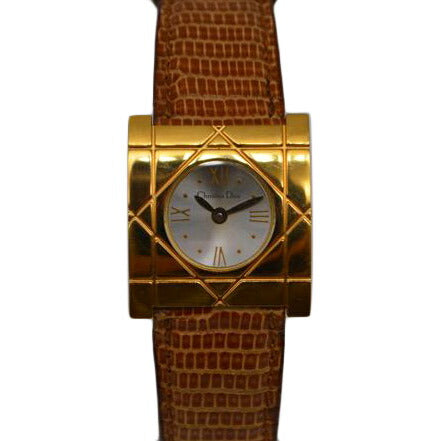 Christian Dior クリスチャンディオール/クールカレ・スクエアフェイスレディースクォーツ/D-82-150//BK5***/ABランク/89