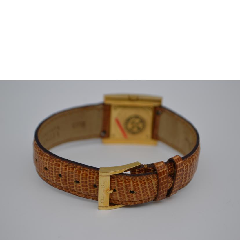 Christian Dior クリスチャンディオール/クールカレ・スクエアフェイスレディースクォーツ/D-82-150//BK5***/ABランク/89