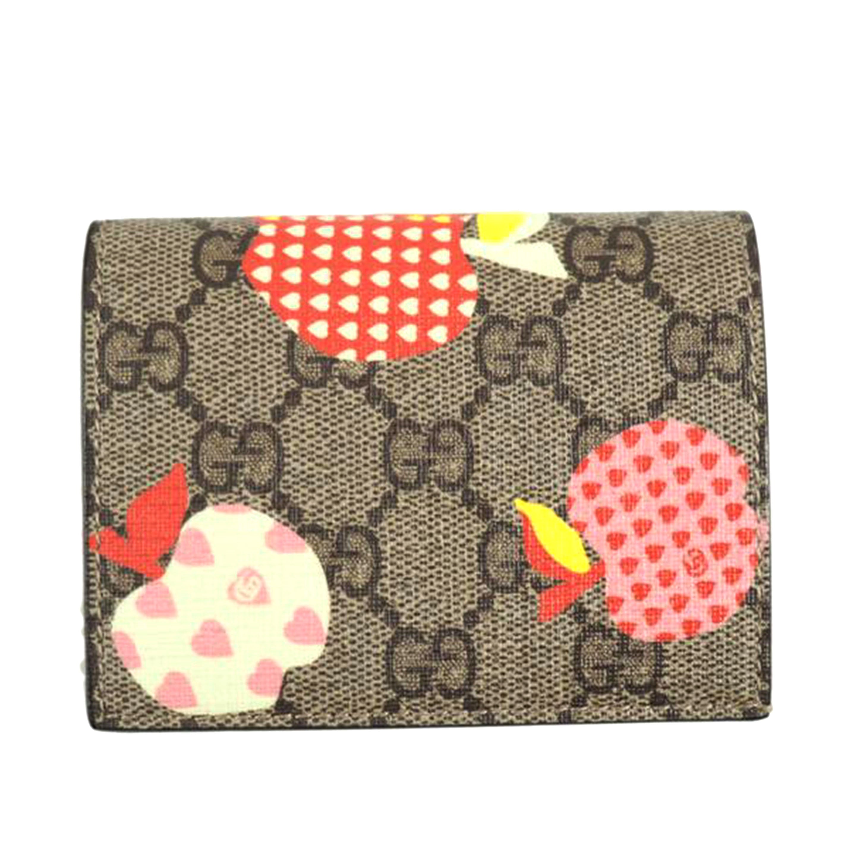 GUCCI グッチ/レ ポム GGスプリーム二つ折り財布/663922//Sランク/79