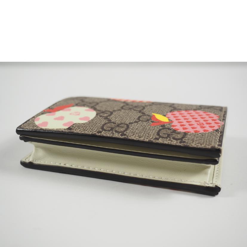 GUCCI グッチ/レ ポム GGスプリーム二つ折り財布/663922//Sランク/79