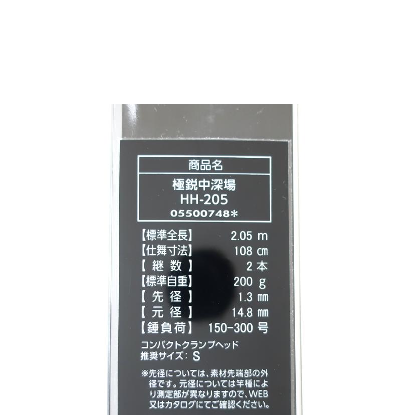 DAIWA ダイワ/ロッド 極鋭中深場/HH-205//SAランク/65
