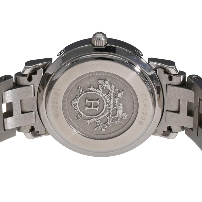 HERMES エルメス/クリッパー・アイボリー/レディース/クオーツ/CL4.220//181****/Bランク/63