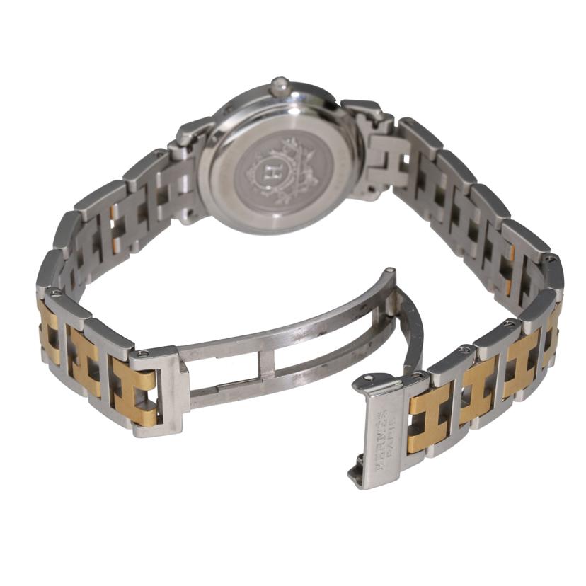 HERMES エルメス/クリッパー・アイボリー/レディース/クオーツ/CL4.220//181****/Bランク/63