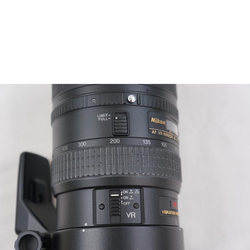 Nikon ニコン/交換レンズ/Ai AF-S 80-400mm F4.5-5.6D VR//247201/ABランク/67