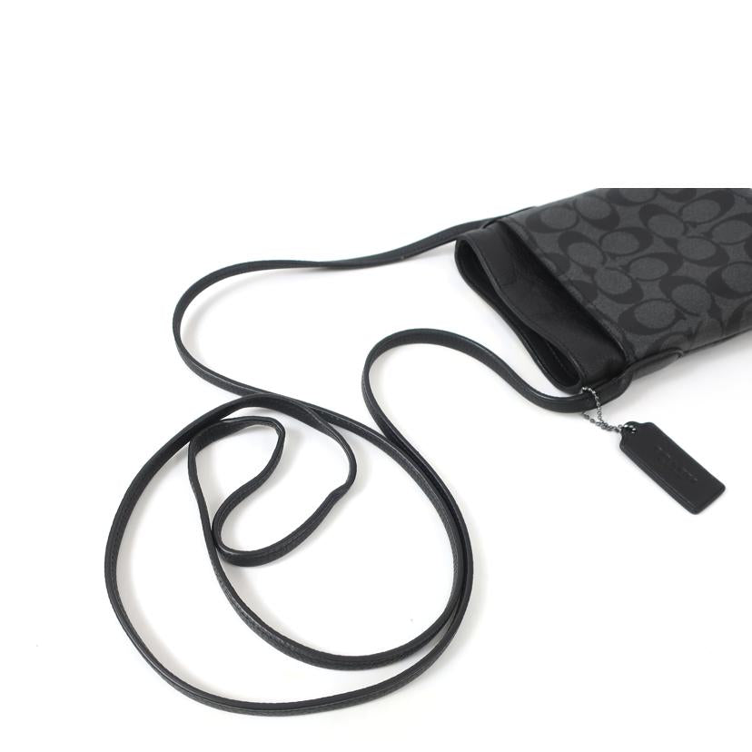 COACH コーチ/ハドソンフォーンランヤードシグネチャーショルダー ミニショルダーバッグ/CB911//E2224/Aランク/65