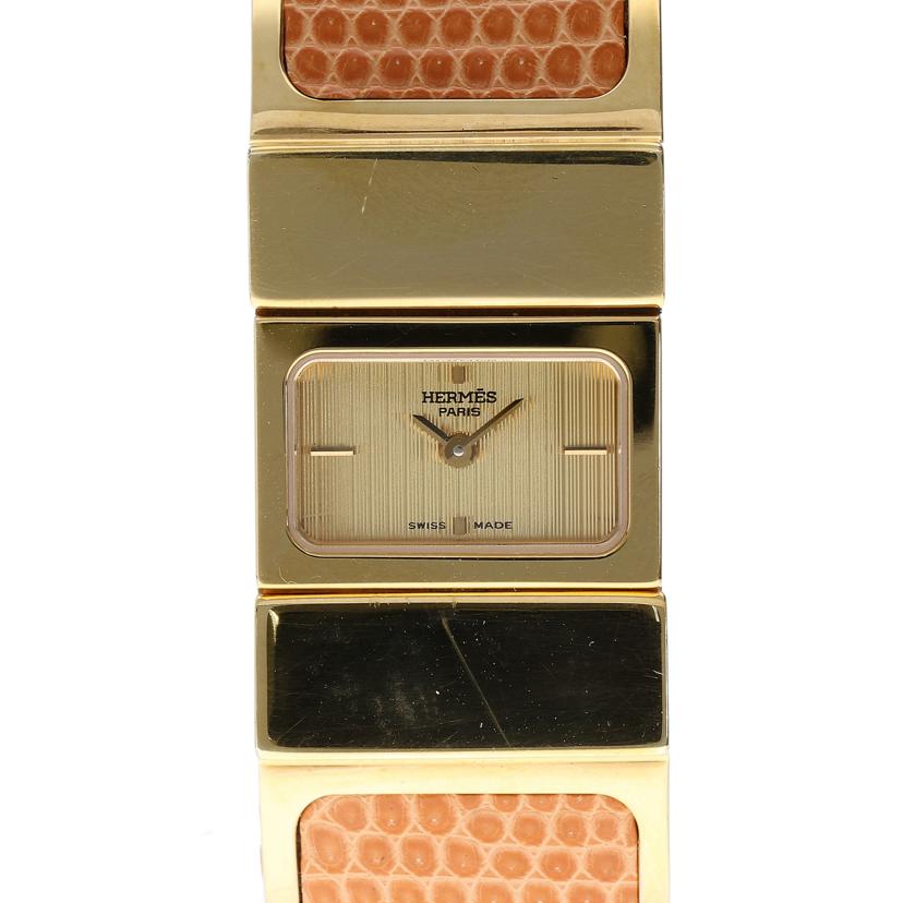 HERMES エルメス/ロケ・バングルウォッチ・リザード/レディース/クオーツ/LO1.201//110****/Bランク/63