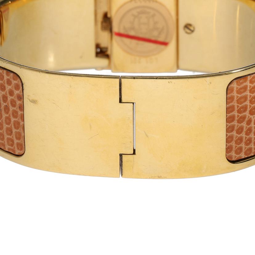 HERMES エルメス/ロケ・バングルウォッチ・リザード/レディース/クオーツ/LO1.201//110****/Bランク/63