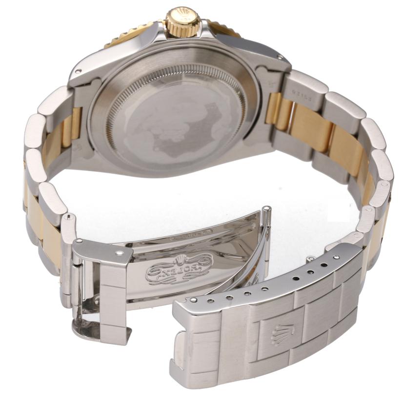 ROLEX ロレックス 腕時計 1997年頃製造 コンビ K18 ステンレス 自動巻き メンズ /サブマリーナ・デイト・ブラック/SS×YG/U番/16613//U439379/ABランク/75