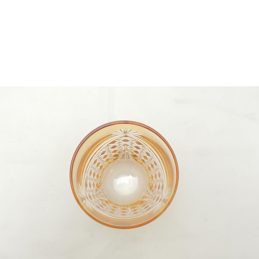 KAGAMI CRYSTAL/江戸切子 ロックグラス//SAランク/69