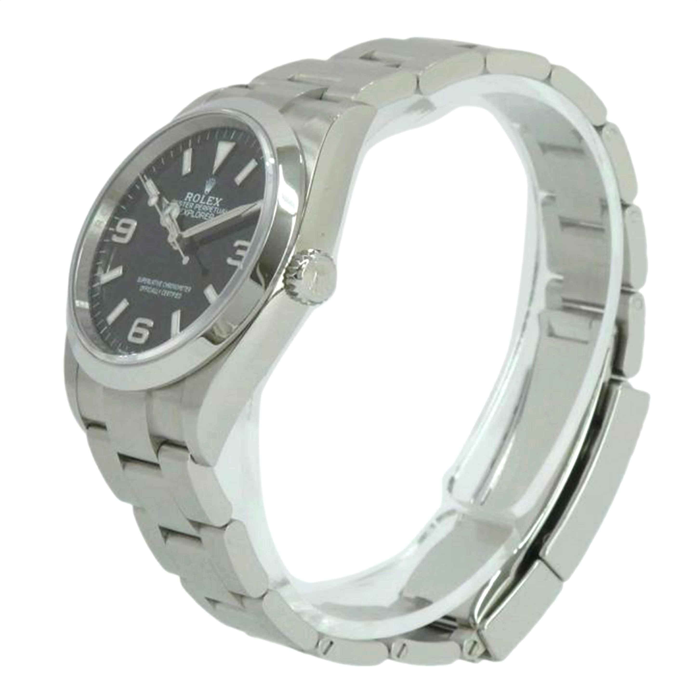 ROLEX ロレックス 腕時計 2022年ギャラ ランダムシリアル ステンレス メンズ/エクスプローラー1/ランダム番/124270//W79*****/Aランク/77