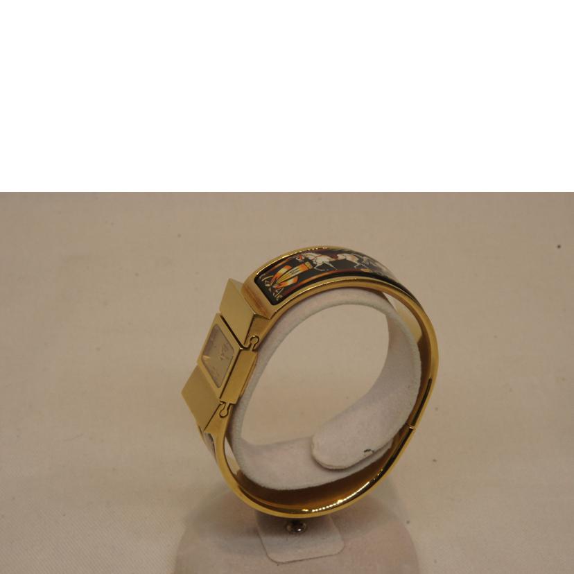 HERMES エルメス/ロケバングルウォッチ/GP/QZ/L01.201//1067797/Bランク/92