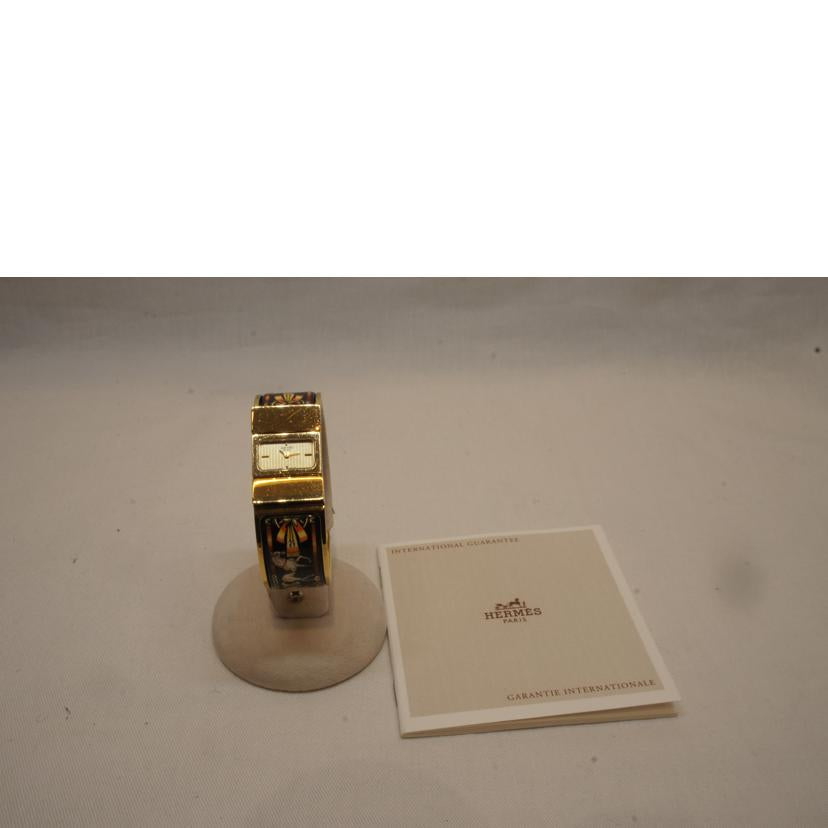 HERMES エルメス/ロケバングルウォッチ/GP/QZ/L01.201//1067797/Bランク/92