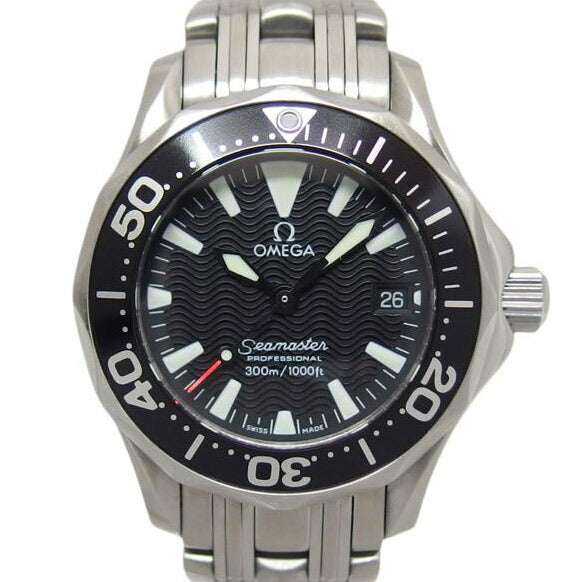 OMEGA オメガ/シーマスタープロフェッショナル300m/ブラック文字盤/クォーツ/2282.50//56978587/ABランク/04