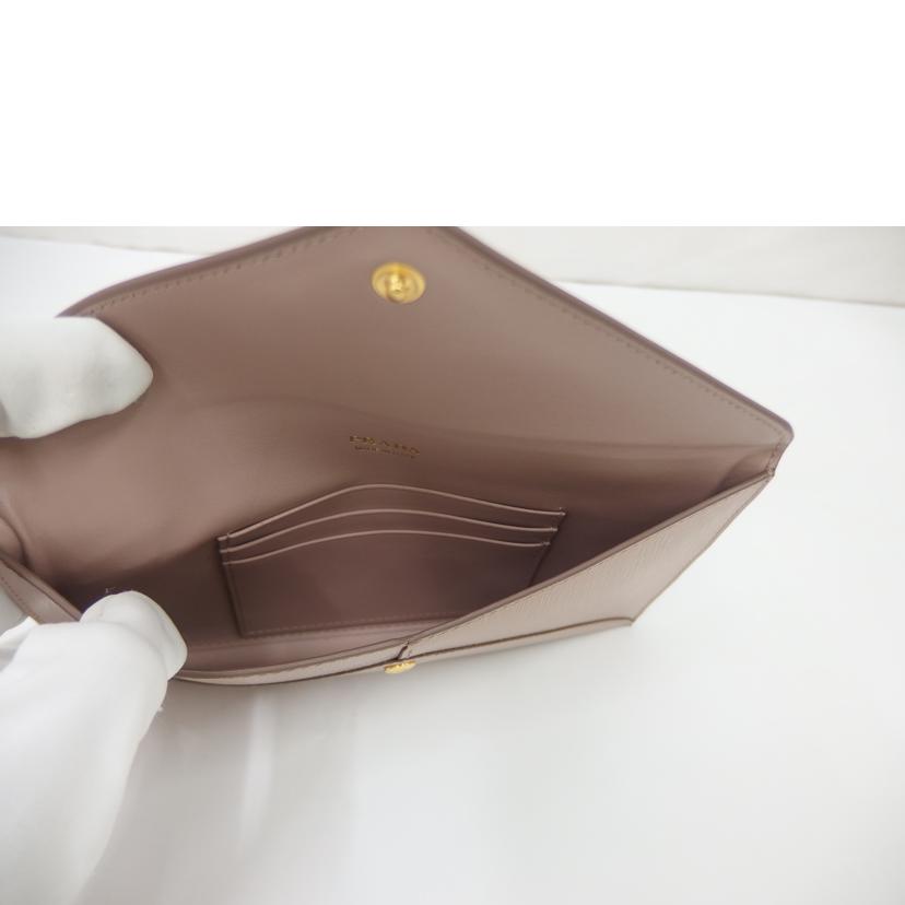 PRADA プラダ/エンヴェロップ/長財布/ベージュ//Aランク/82
