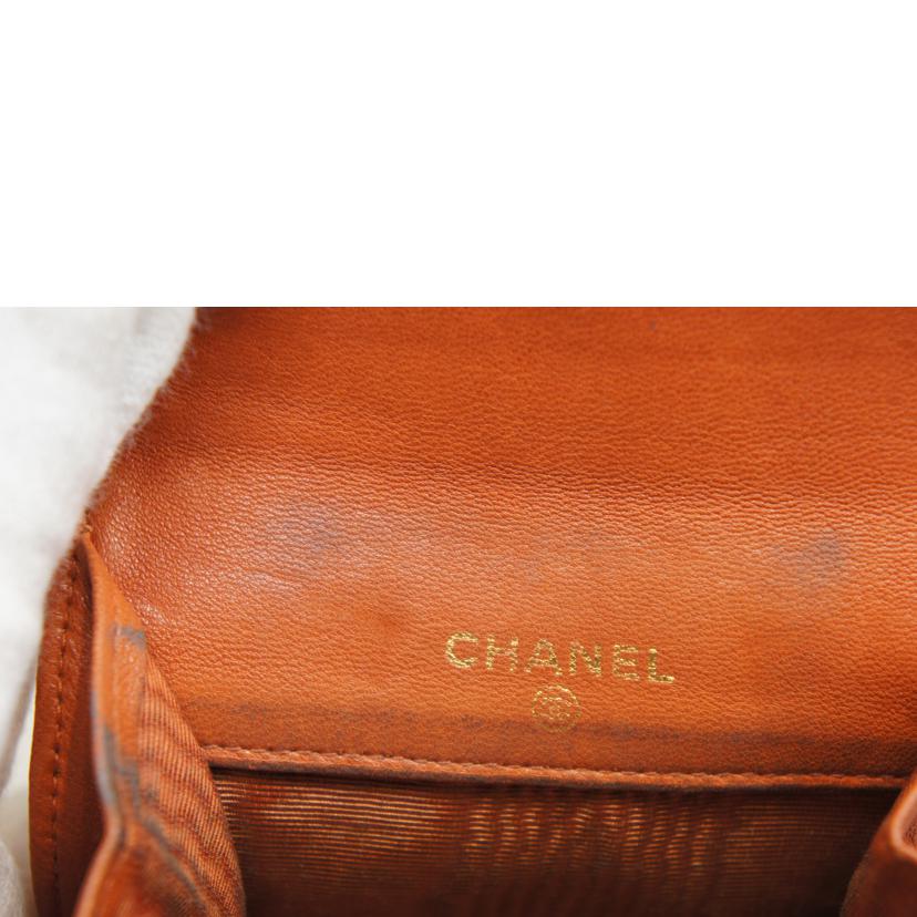 CHANEL シャネル/キャビアスキンココマークコインケースブラウン//527****/Bランク/92