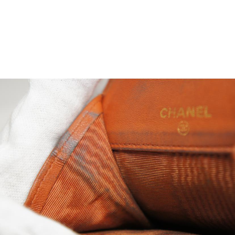 CHANEL シャネル/キャビアスキンココマークコインケースブラウン//527****/Bランク/92