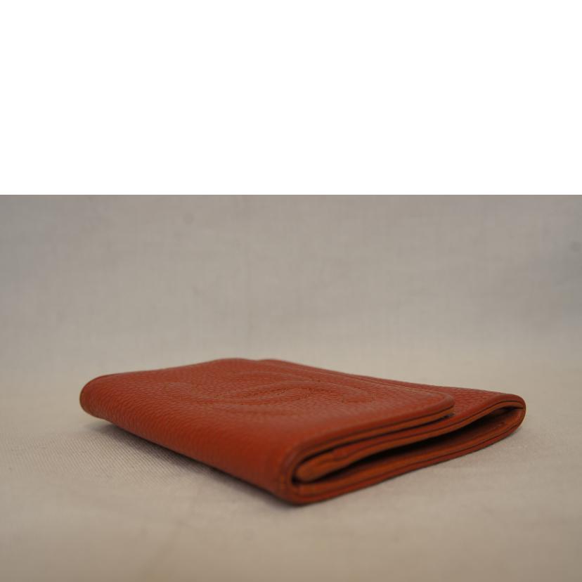 CHANEL シャネル/キャビアスキンココマークコインケースブラウン//527****/Bランク/92