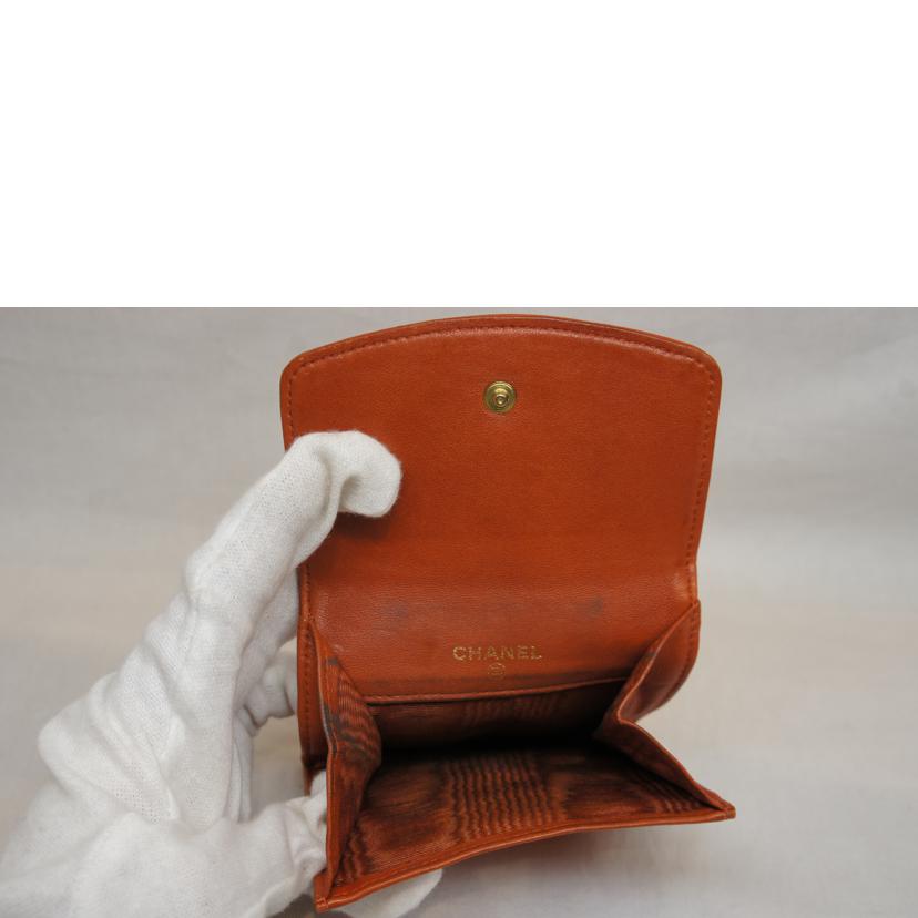 CHANEL シャネル/キャビアスキンココマークコインケースブラウン//527****/Bランク/92