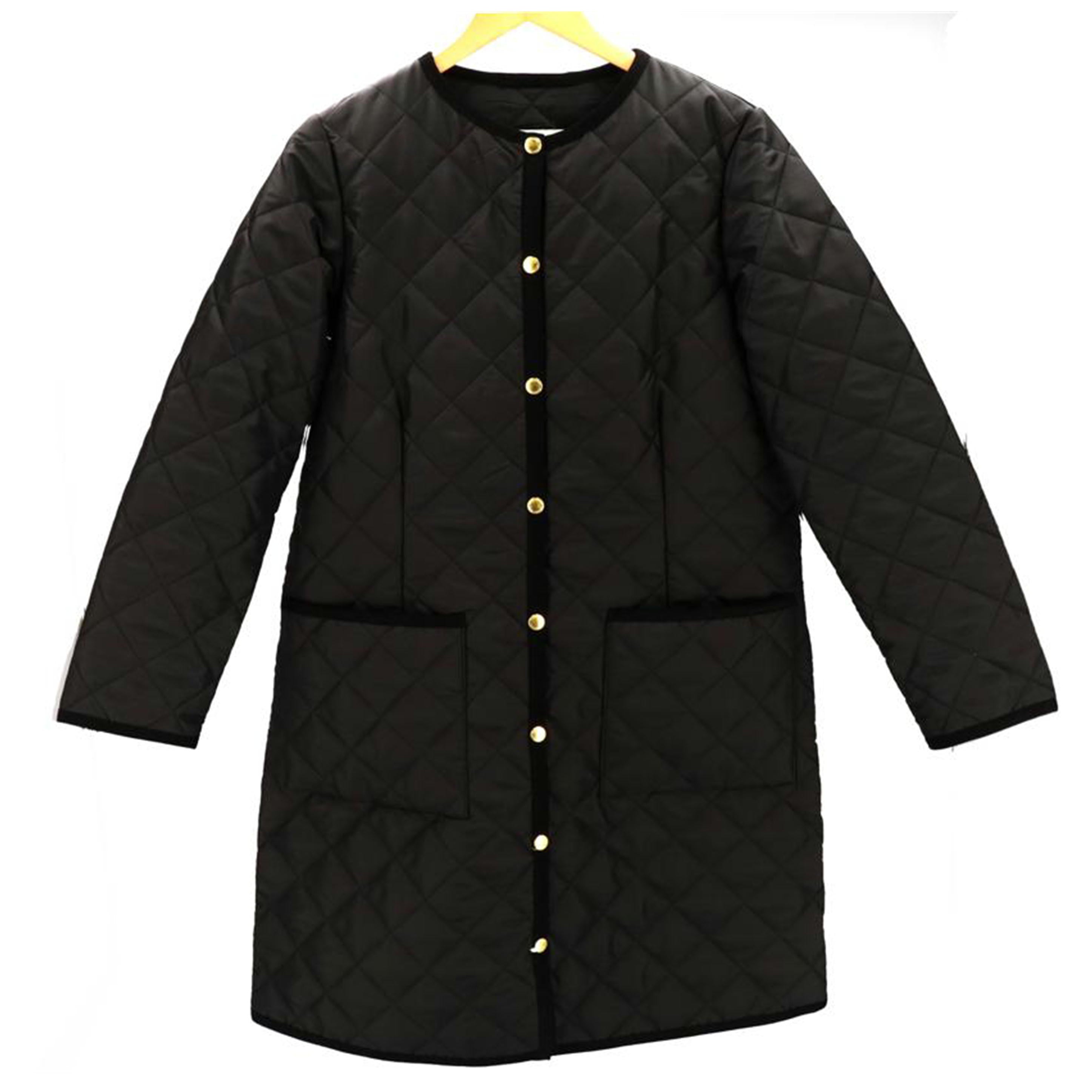 Traditional Weatherwear トラディショナルウェザーウェア/キルティングノーカラーコート//Aランク/75